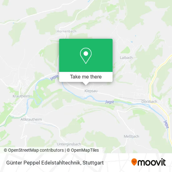 Карта Günter Peppel Edelstahltechnik