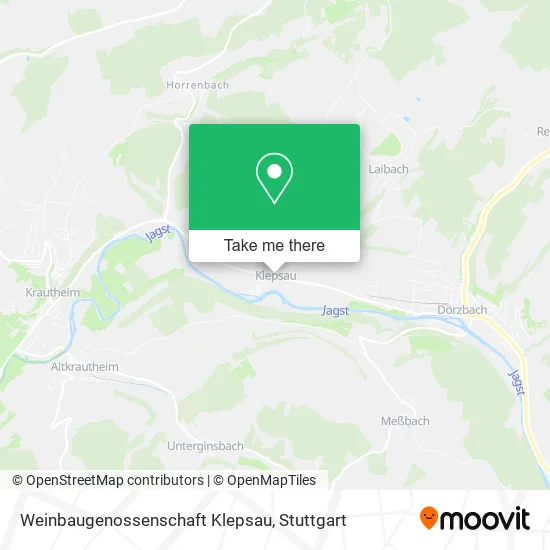 Карта Weinbaugenossenschaft Klepsau