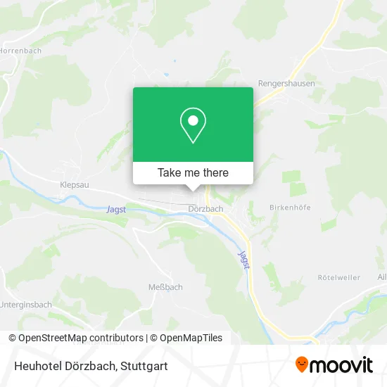 Карта Heuhotel Dörzbach