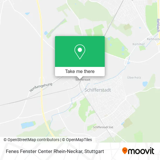 Карта Fenes Fenster Center Rhein-Neckar