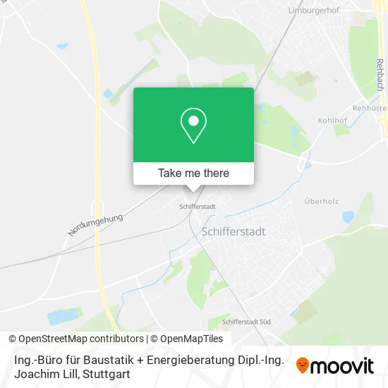 Карта Ing.-Büro für Baustatik + Energieberatung Dipl.-Ing. Joachim Lill