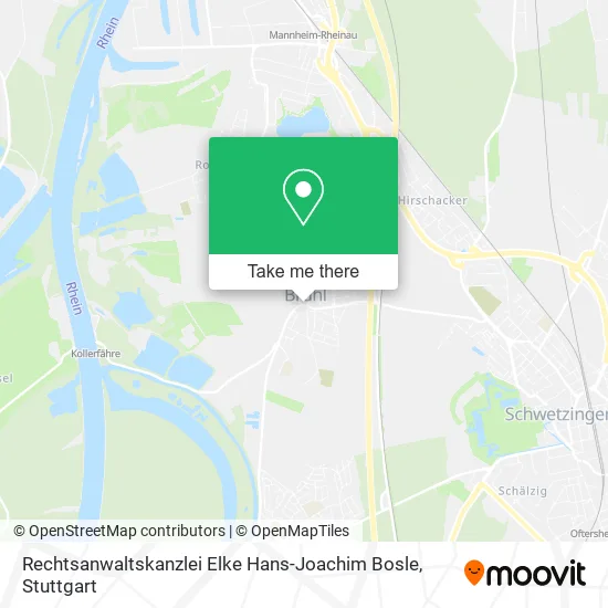 Карта Rechtsanwaltskanzlei Elke Hans-Joachim Bosle