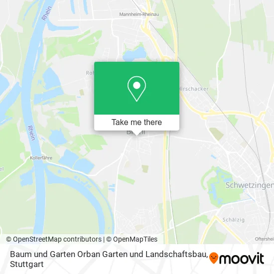Карта Baum und Garten Orban Garten und Landschaftsbau