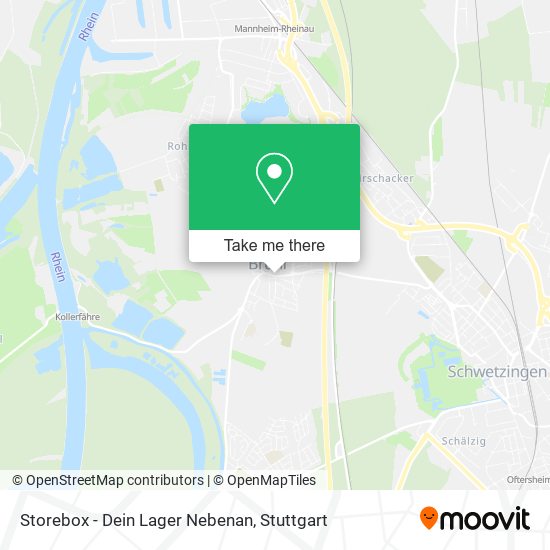 Storebox - Dein Lager Nebenan map