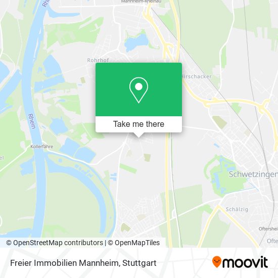 Карта Freier Immobilien Mannheim