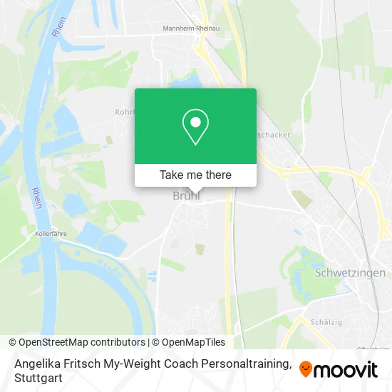 Карта Angelika Fritsch My-Weight Coach Personaltraining
