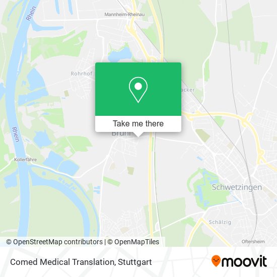 Карта Comed Medical Translation