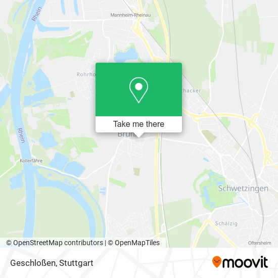 Карта Geschloßen