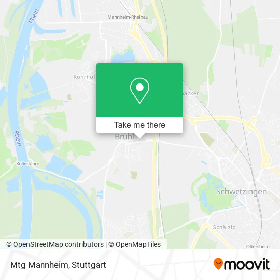 Карта Mtg Mannheim