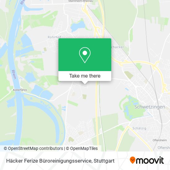 Häcker Ferize Büroreinigungsservice map