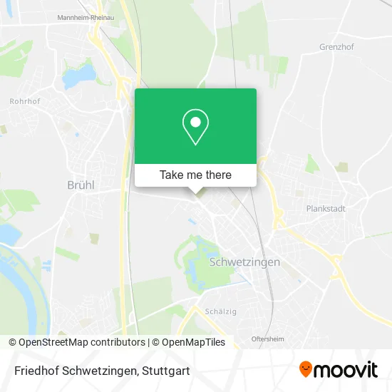 Карта Friedhof Schwetzingen