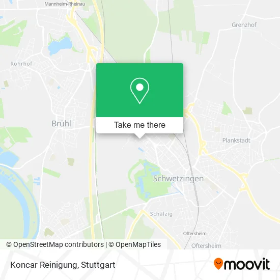 Карта Koncar Reinigung