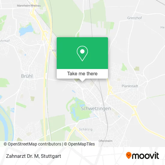 Карта Zahnarzt Dr. M