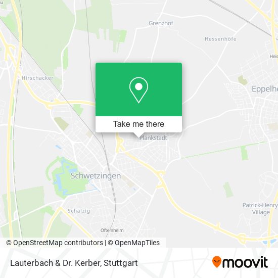Lauterbach & Dr. Kerber map