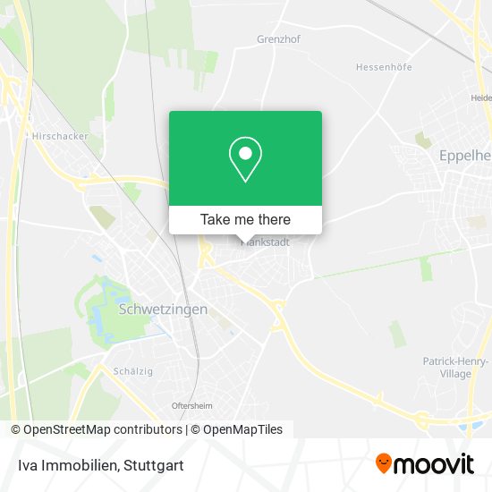 Iva Immobilien map