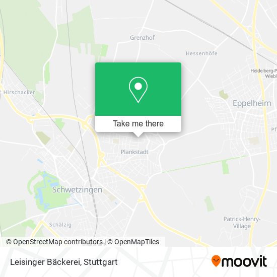 Leisinger Bäckerei map