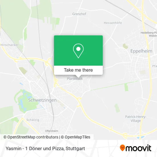 Yasmin - 1 Döner und Pizza map