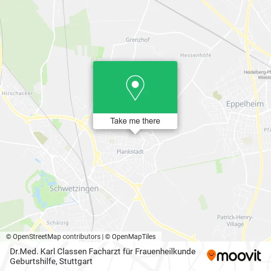 Dr.Med. Karl Classen Facharzt für Frauenheilkunde Geburtshilfe map