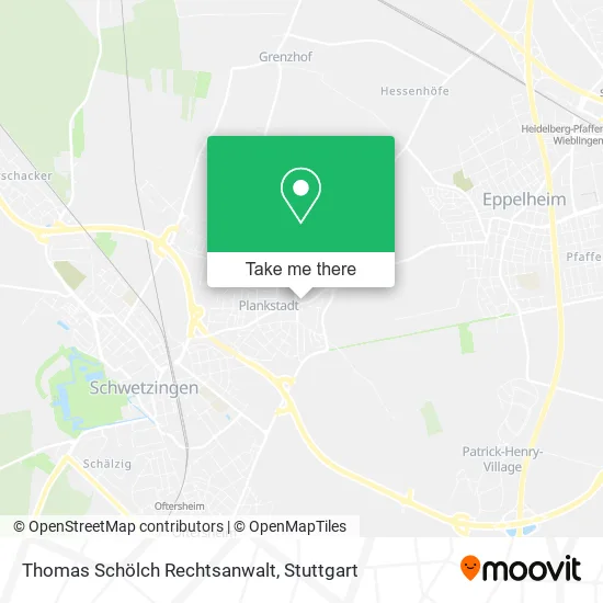 Карта Thomas Schölch Rechtsanwalt