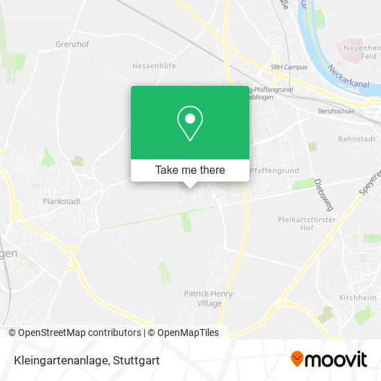 Карта Kleingartenanlage