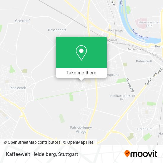 Карта Kaffeewelt Heidelberg