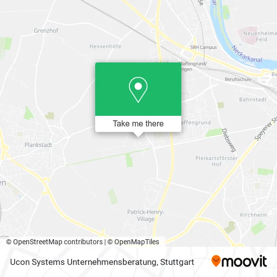 Карта Ucon Systems Unternehmensberatung