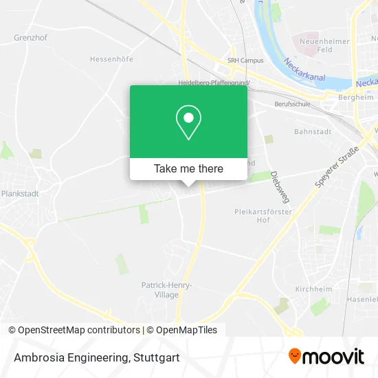 Ambrosia Engineering map