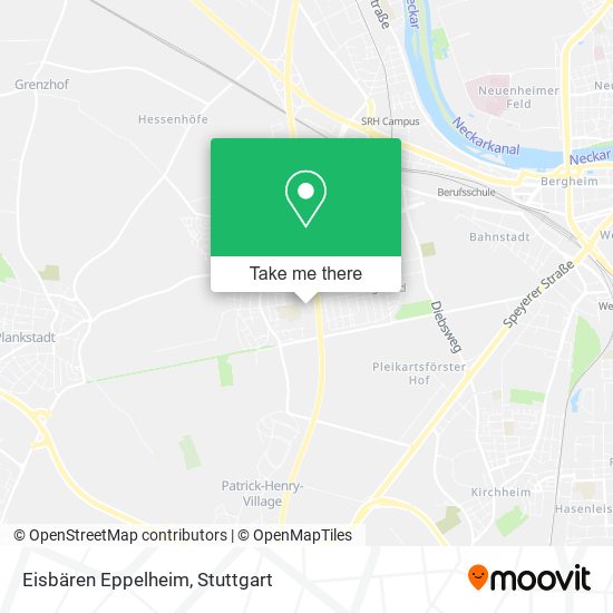 Eisbären Eppelheim map