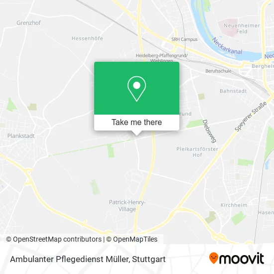 Карта Ambulanter Pflegedienst Müller
