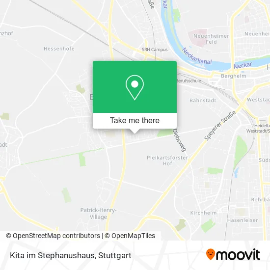 Карта Kita im Stephanushaus