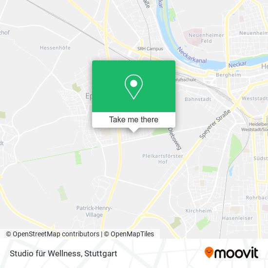 Studio für Wellness map