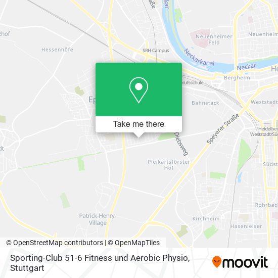 Sporting-Club 51-6 Fitness und Aerobic Physio map