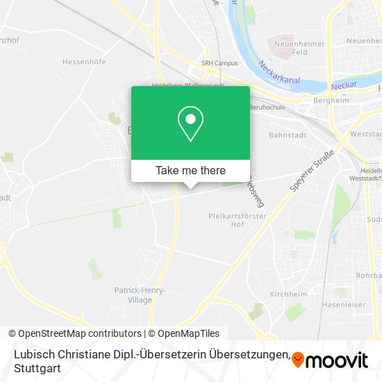 Lubisch Christiane Dipl.-Übersetzerin Übersetzungen map