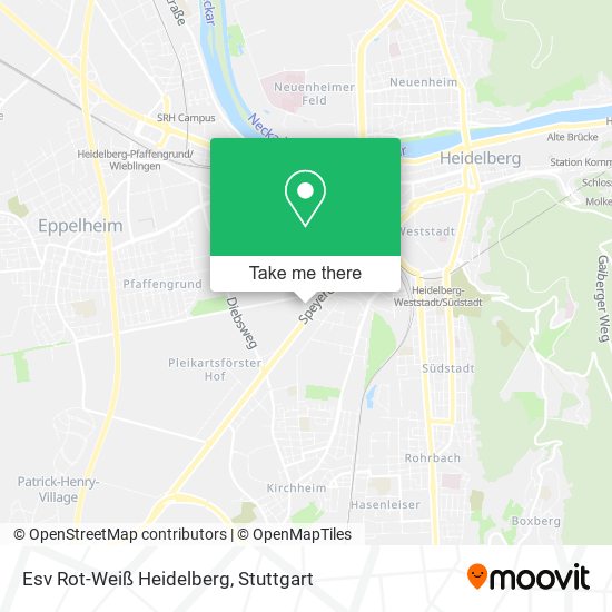 Esv Rot-Weiß Heidelberg map