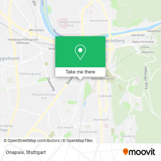 Карта Onapsis