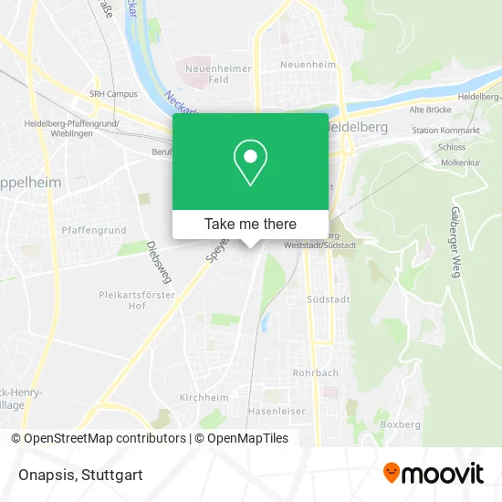 Карта Onapsis