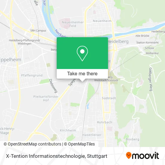 Карта X-Tention Informationstechnologie