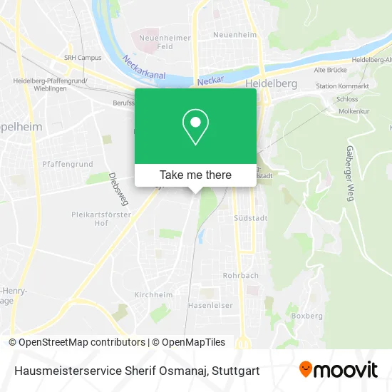 Карта Hausmeisterservice Sherif Osmanaj