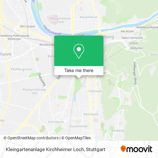 Карта Kleingartenanlage Kirchheimer Loch