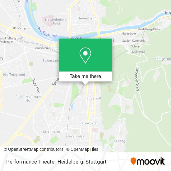 Карта Performance Theater Heidelberg