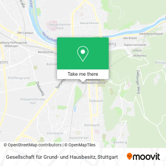 Карта Gesellschaft für Grund- und Hausbesitz