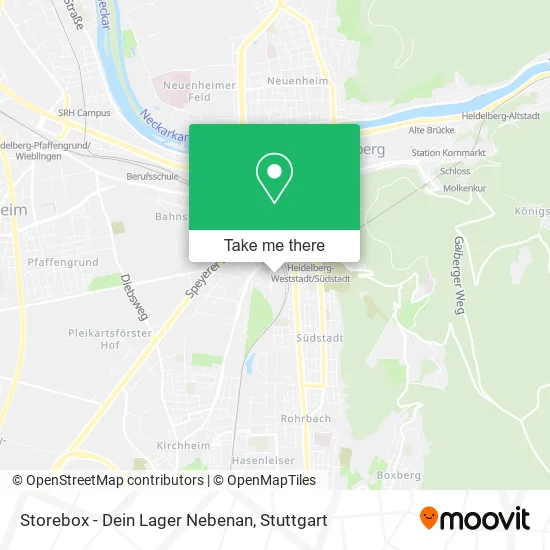Карта Storebox - Dein Lager Nebenan