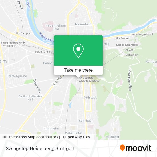 Карта Swingstep Heidelberg