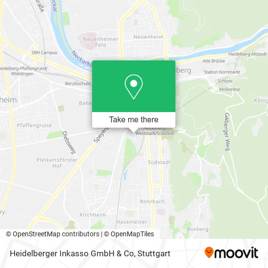 Карта Heidelberger Inkasso GmbH & Co