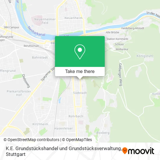 Карта K.E. Grundstückshandel und Grundstücksverwaltung