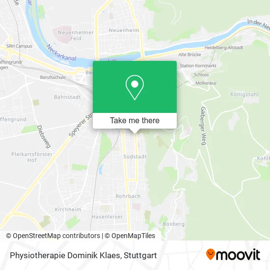 Карта Physiotherapie Dominik Klaes