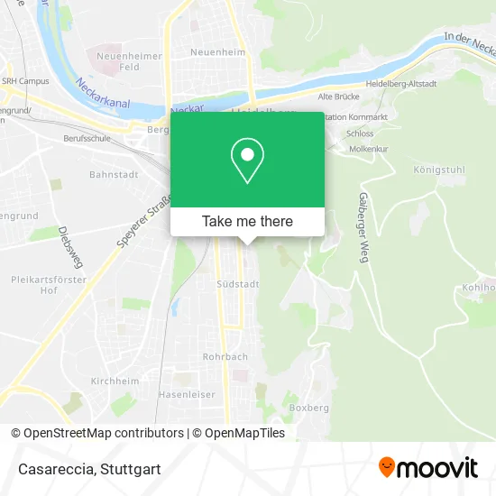 Карта Casareccia