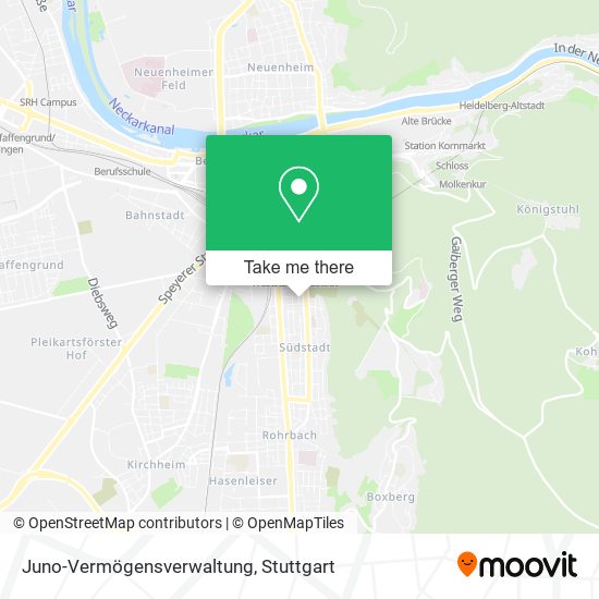 Juno-Vermögensverwaltung map