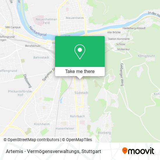 Artemis - Vermögensverwaltungs map