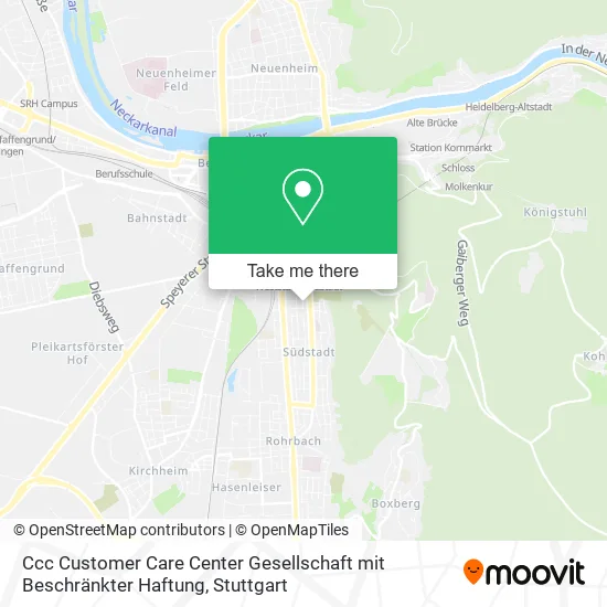 Карта Ccc Customer Care Center Gesellschaft mit Beschränkter Haftung